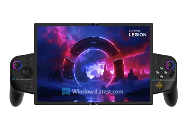 کنسول دستی لنوو Legion Go Fold با نمایشگر تاشو ۱۱.۶ اینچی فاش شد